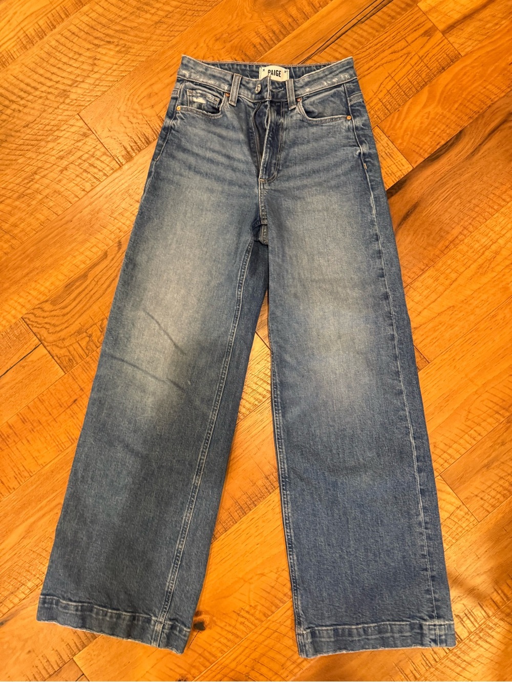 PAIGE Light Blue High-Rise Jeans